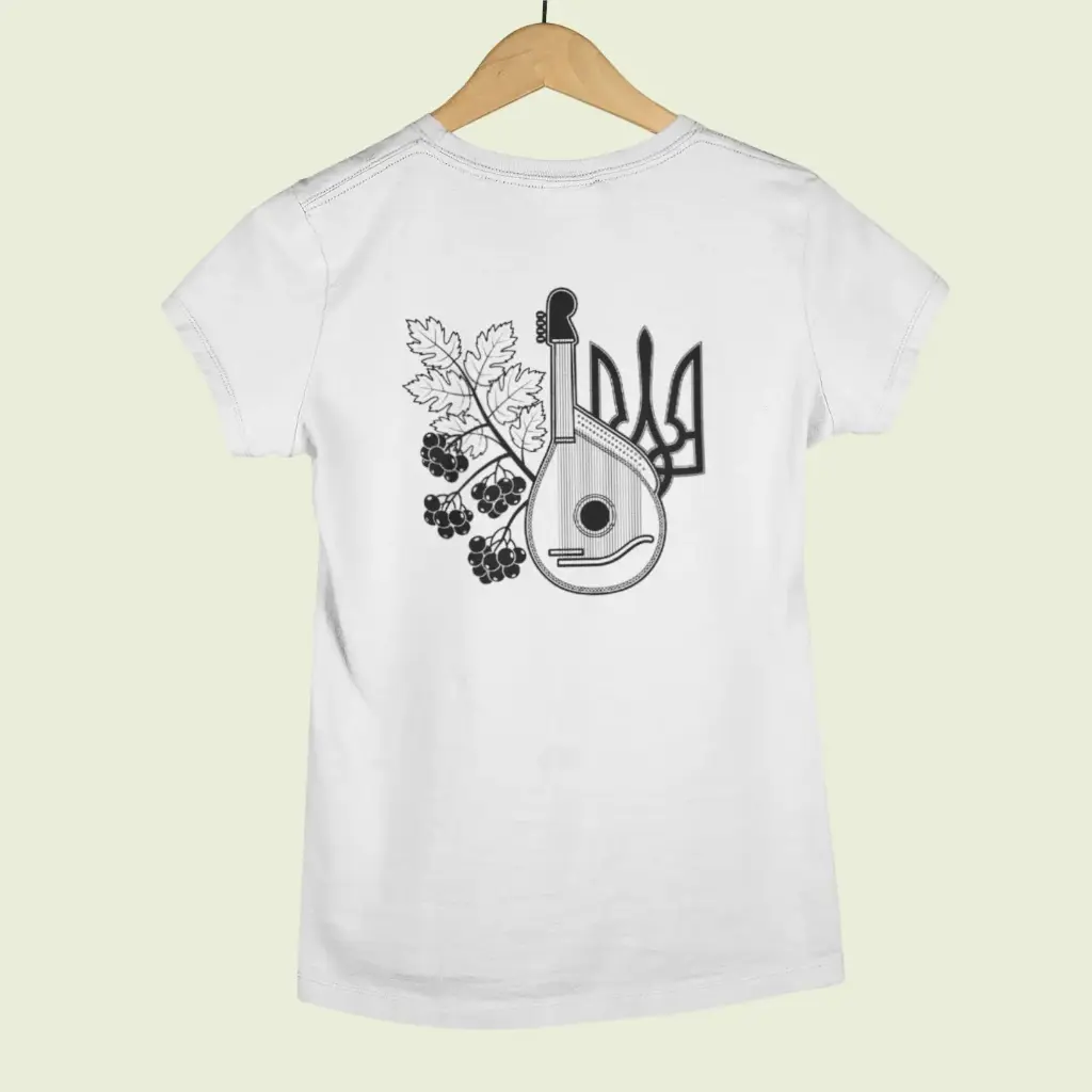 Ukrainian Back Design T-shirt #4
