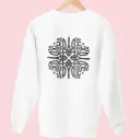 Ukrainian Back Design Sweatshirt #1