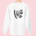 Ukrainian Back Design Sweatshirt #3