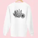 Ukrainian Back Design Sweatshirt #4