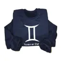 Personalized Embossed Gemini Zodiac Sweatshirt