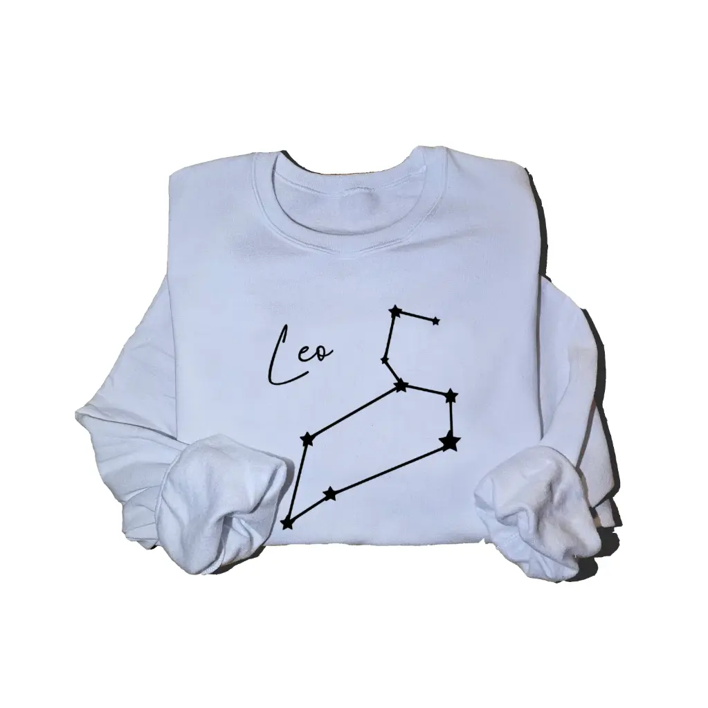 Embossed Leo Sky Sweatshirt