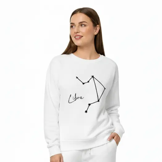 Embossed Libra Sky Sweatshirt