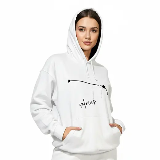 Embossed Aries Sky Hoodie