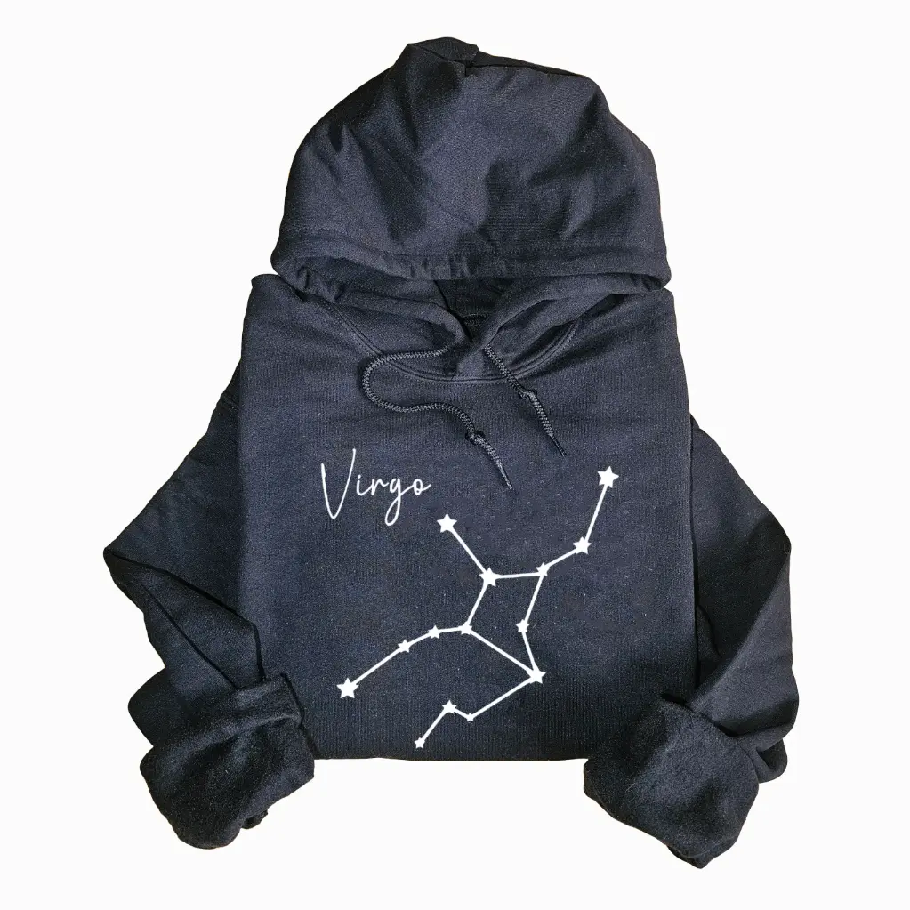 Embossed Virgo Sky Hoodie