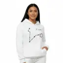 Embossed Pisces Sky Hoodie