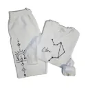 Embossed Libra Sweatshirt & Joggers Set