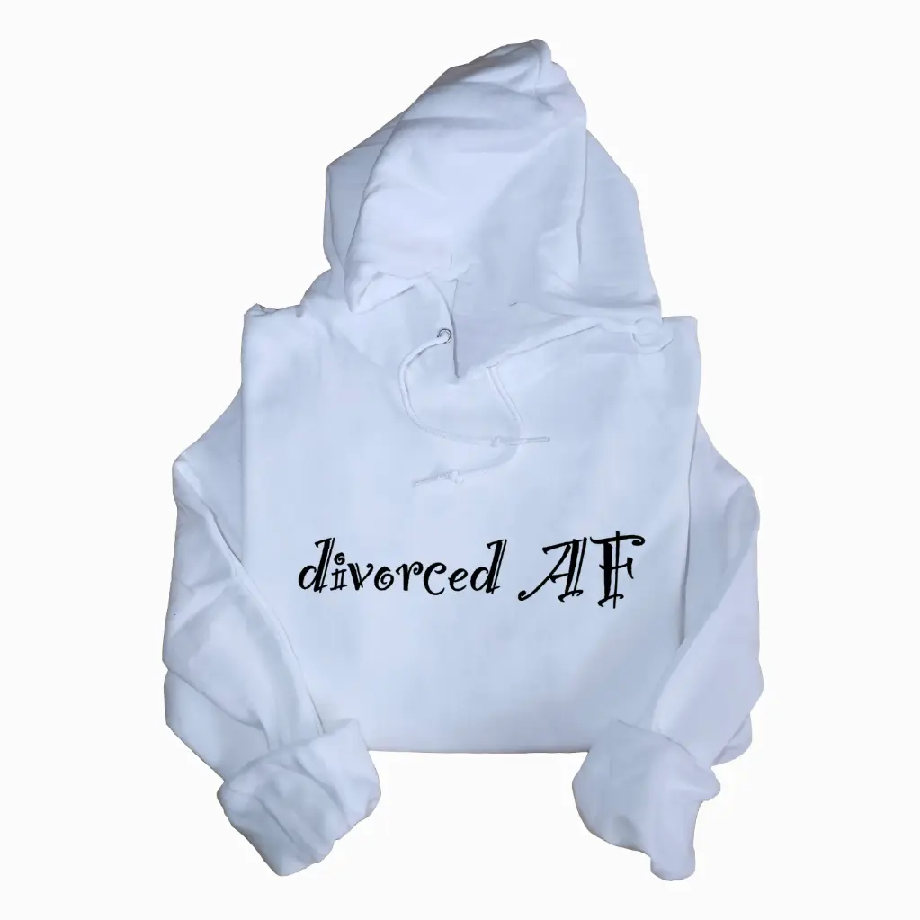 Embossed Divorced AF Hoodie