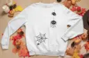 Embossed Spiders Sweatshirt