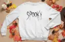 Embossed Spooky Sweatshirt