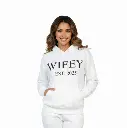 Personalized Embossed WIFEY Hoodie