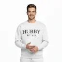 Personalized 3D Puff Embossed HUBBY Sweatshirt