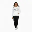 Personalized 3D Puff Embossed WIFEY Hoodie & Joggers Set