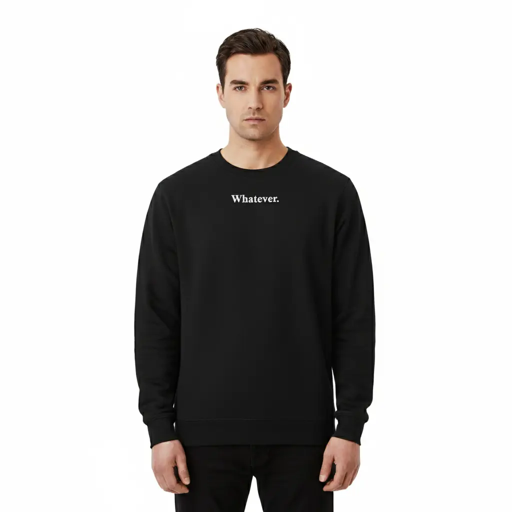 Whatever. - Embossed Puff Untold Sweatshirt