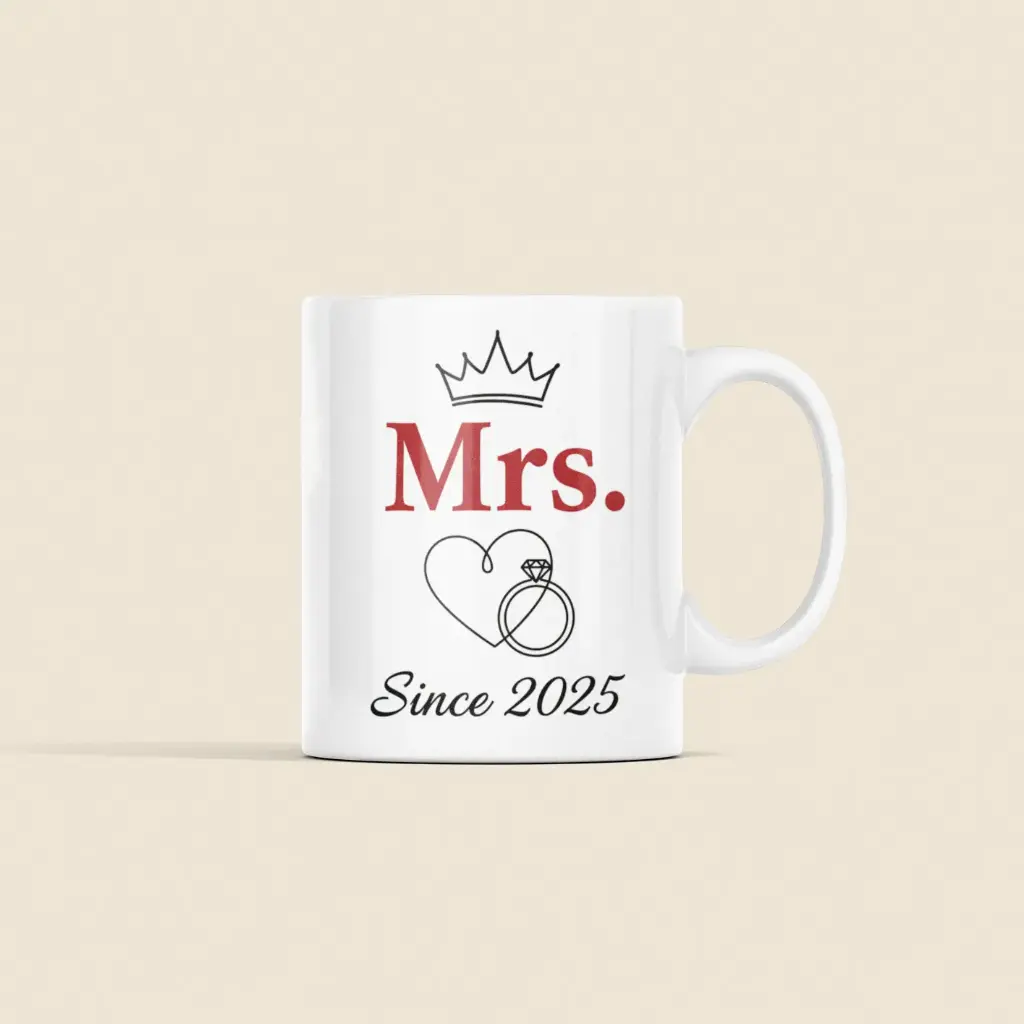 Mrs. Since 2025 Mug