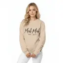 Personalized 3D Puff Embossed MAMA Sweatshirt