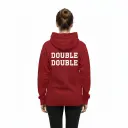 Double Double - Embossed Canada Red Hoodie