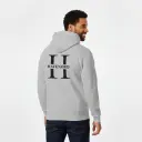 H - Havenoro - Embossed Essentials Grey Hoodie