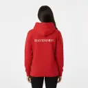 Havenoro - Embossed Essentials Red Hoodie