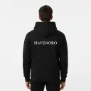 Havenoro - Embossed Essentials Black Hoodie