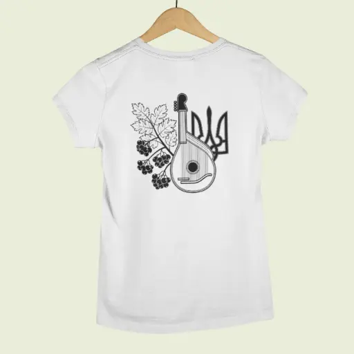 Ukrainian Back Design T-shirt #4