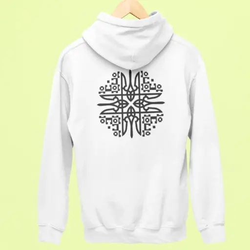 Ukrainian Back Design Hoodie #1
