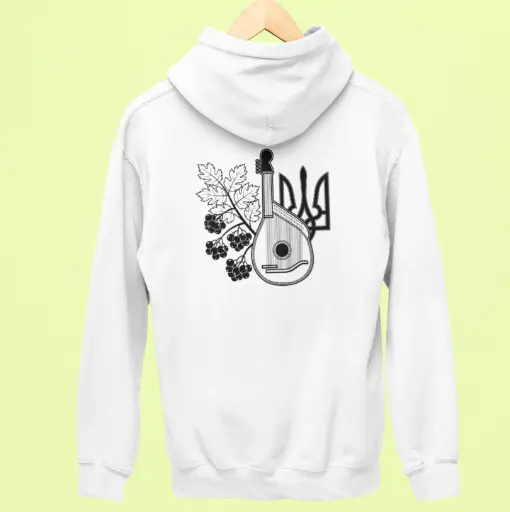 Ukrainian Back Design Hoodie #2