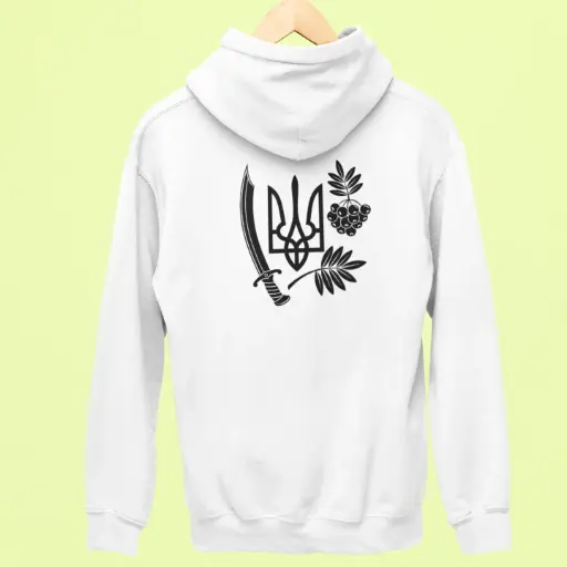 Ukrainian Back Design Hoodie #3
