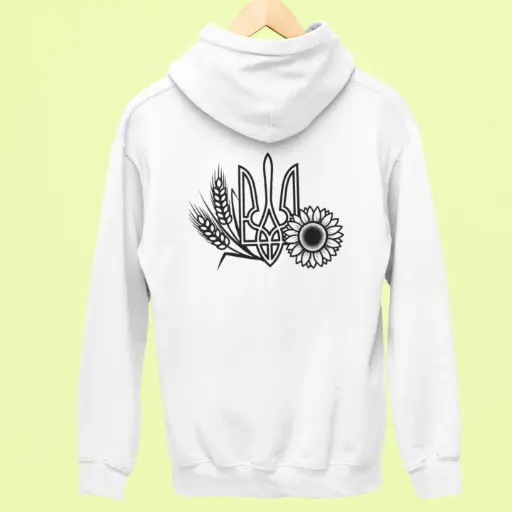 Ukrainian Back Design Hoodie #4
