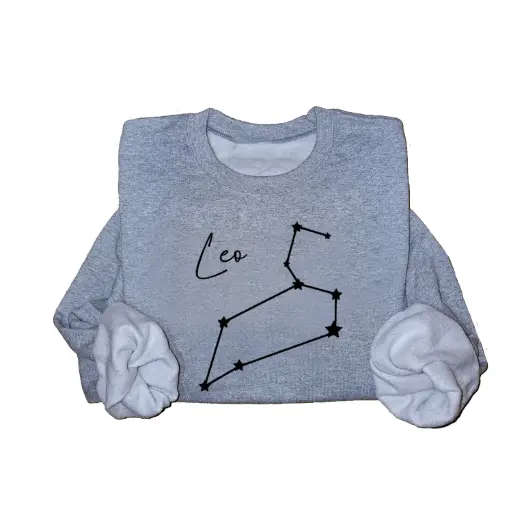 Embossed Leo Sky Sweatshirt