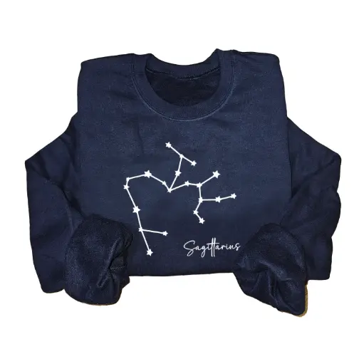 Embossed Sagittarius Sky Sweatshirt