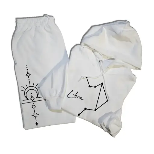 Embossed Libra Hoodie & Joggers Set