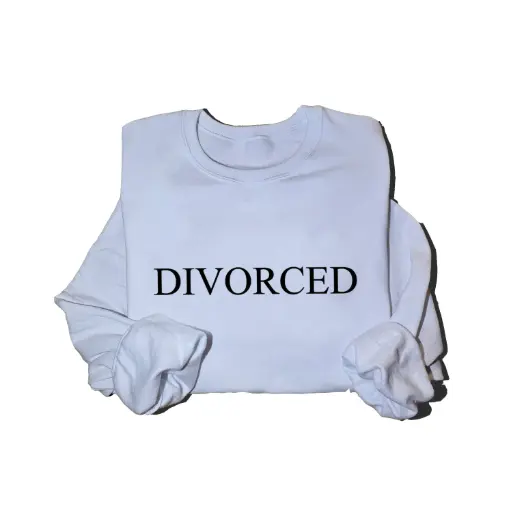 Embossed Divorced Sweatshirt