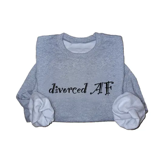 Embossed Divorced AF Sweatshirt