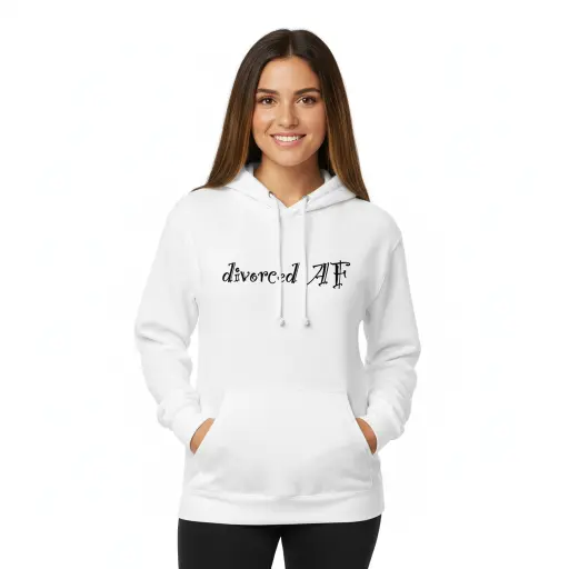 Embossed Divorced AF Hoodie