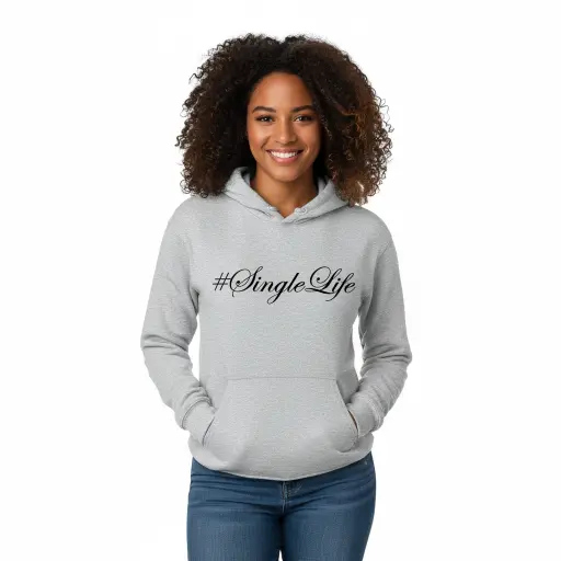 Embossed #SingleLife Hoodie