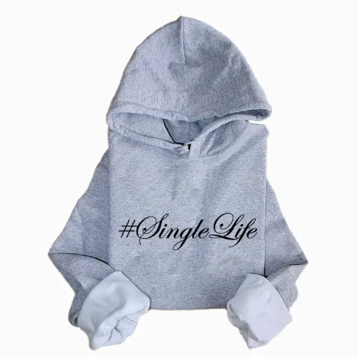 Embossed #SingleLife Hoodie