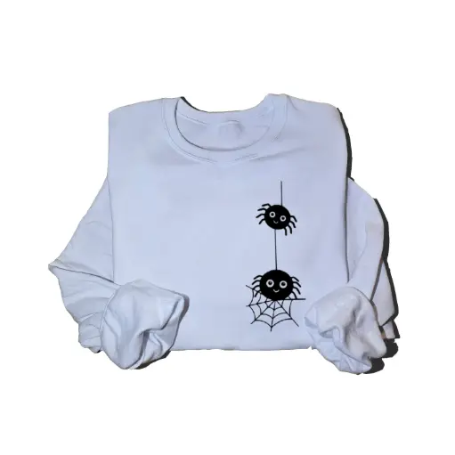 Embossed Spiders Sweatshirt