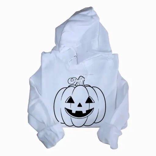 Embossed Pumpkin Hoodie