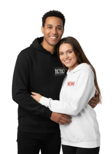 XOXO - Embossed Valentines Hoodie